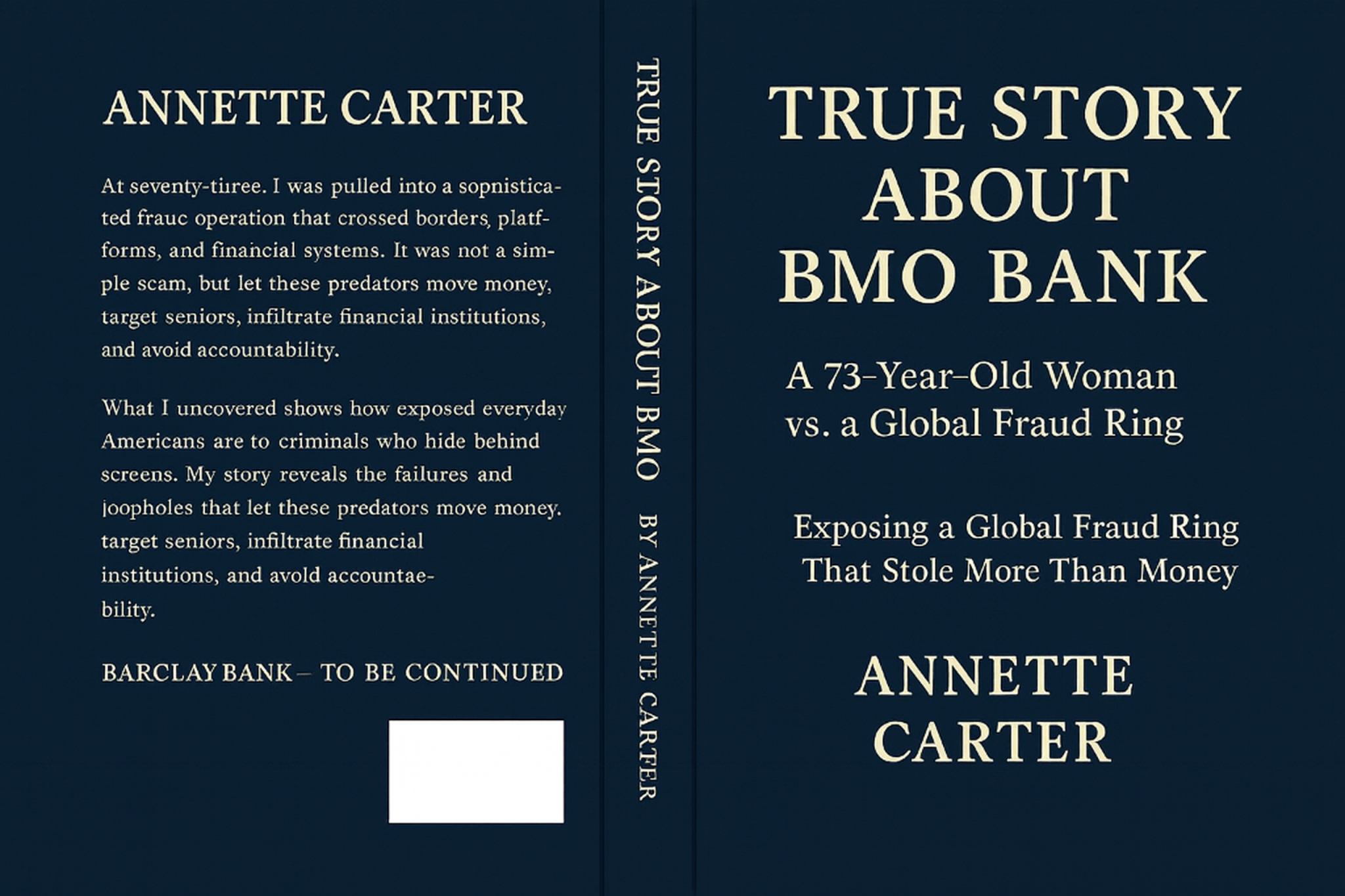 TRUE STORY ABOUT BMO BANK - A 73-Year-Old Woman vs. a Global Fraud Ring